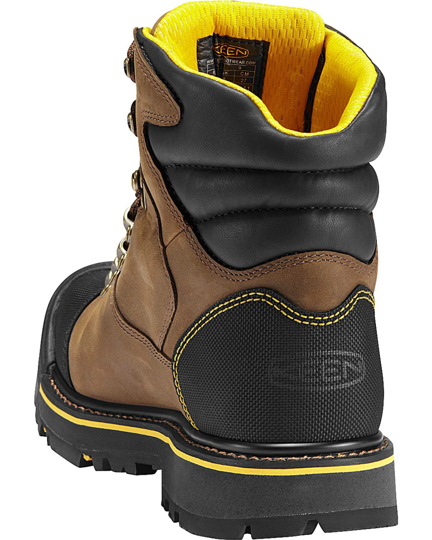 Keen Men's Milwaukee Mid Waterproof Boots - Steel Toe - Image 6