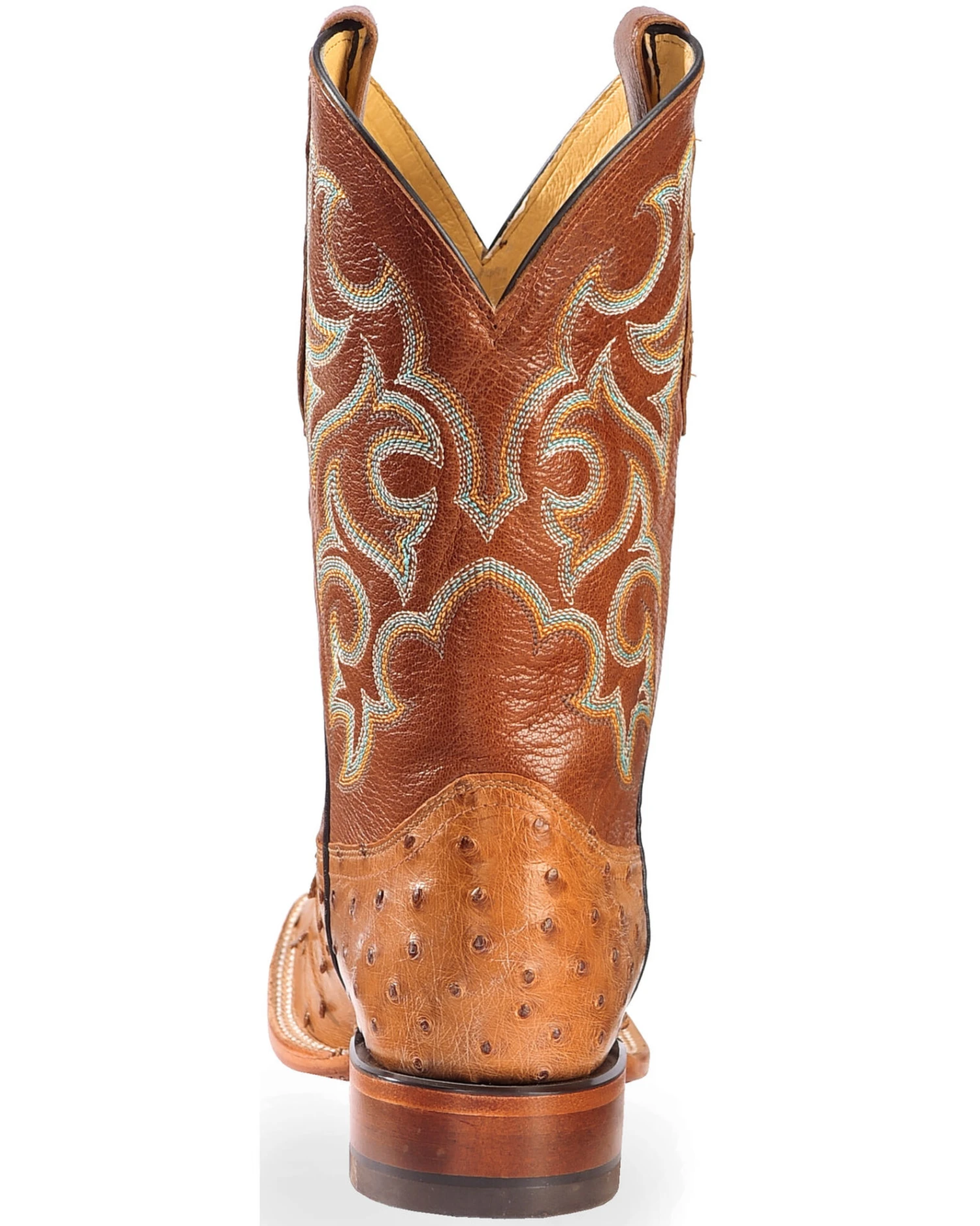 Justin Men's Full Quill Ostrich Western Boots - Image 7