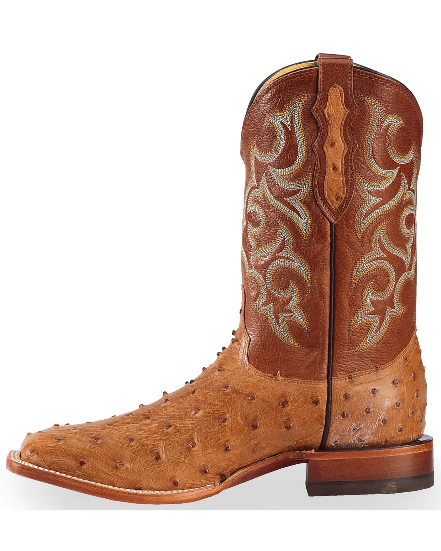 Justin Men's Full Quill Ostrich Western Boots - Image 3