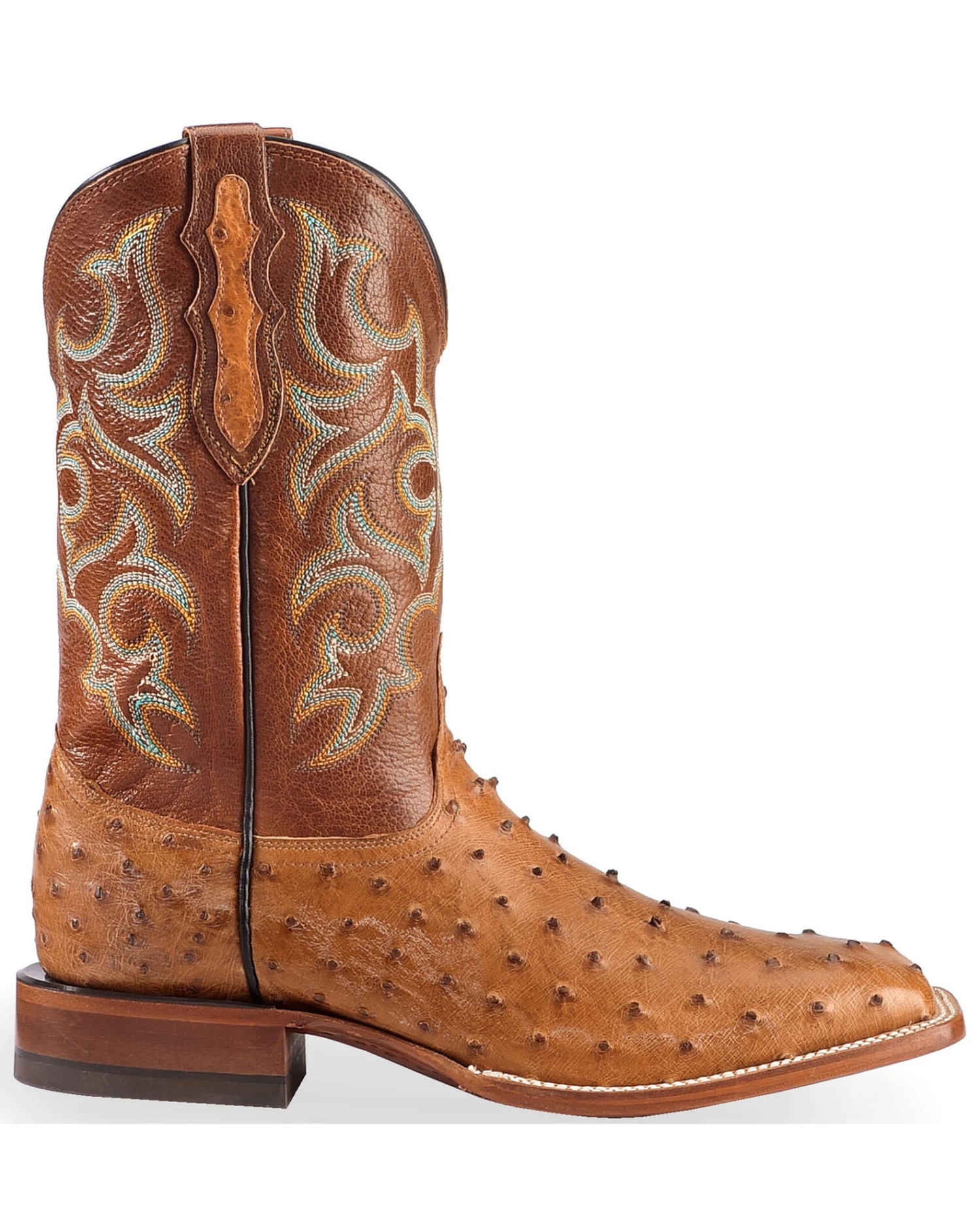 Justin Men's Full Quill Ostrich Western Boots - Image 2
