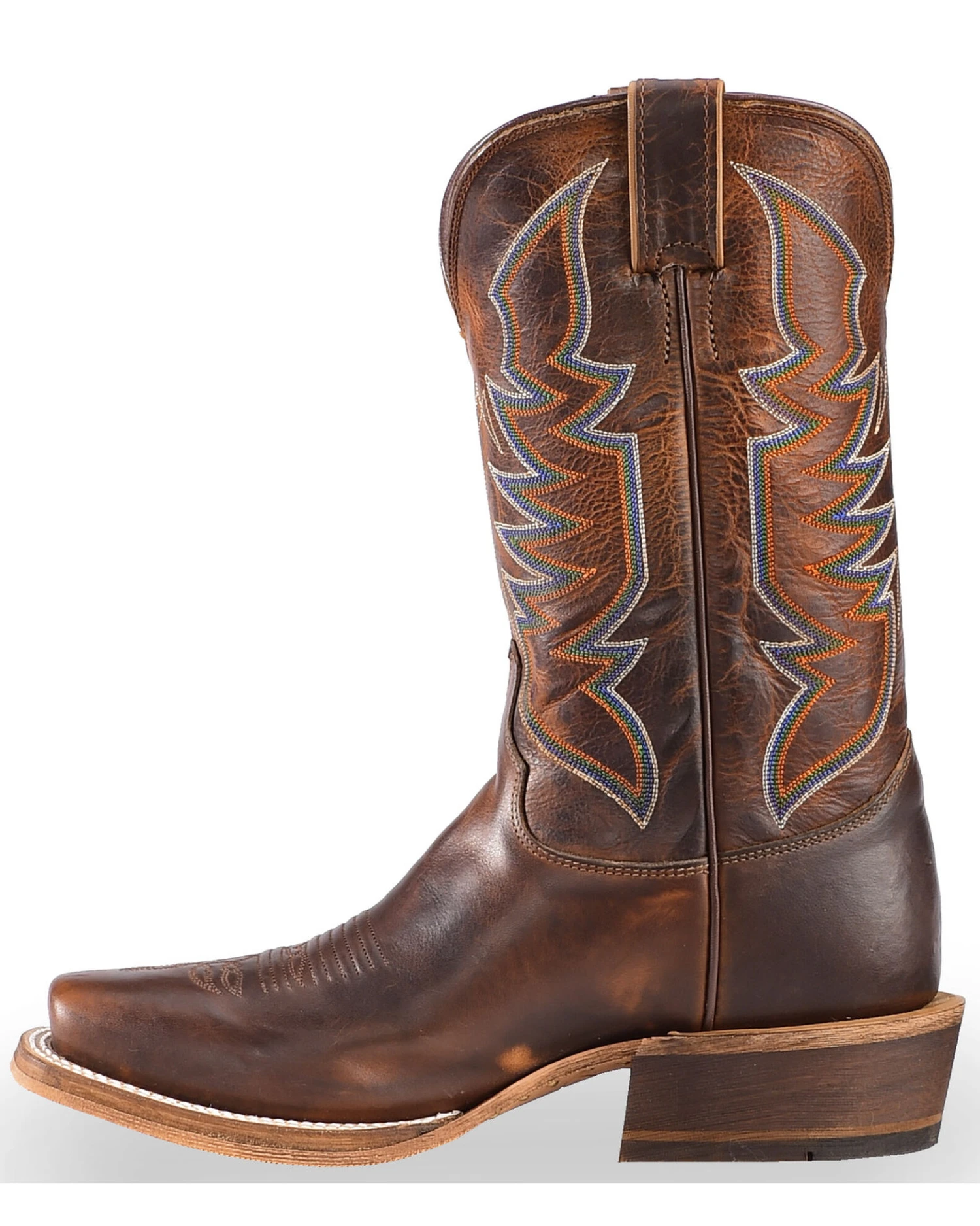 Justin Bent Rail Men's Navigator Western Boots - Square Toe - Image 3