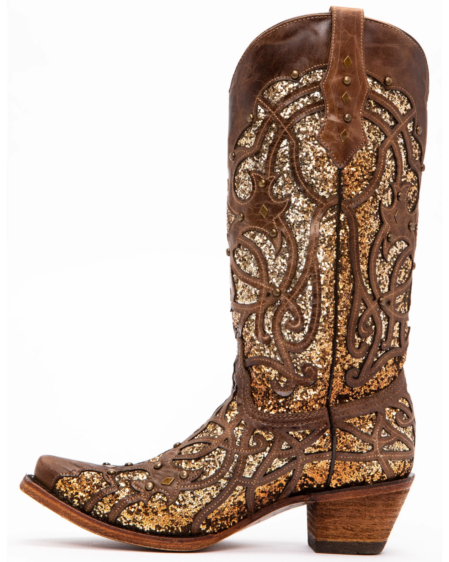 Corral Women's Golden Luminary Roots Western Boots - Snip Toe - Image 3