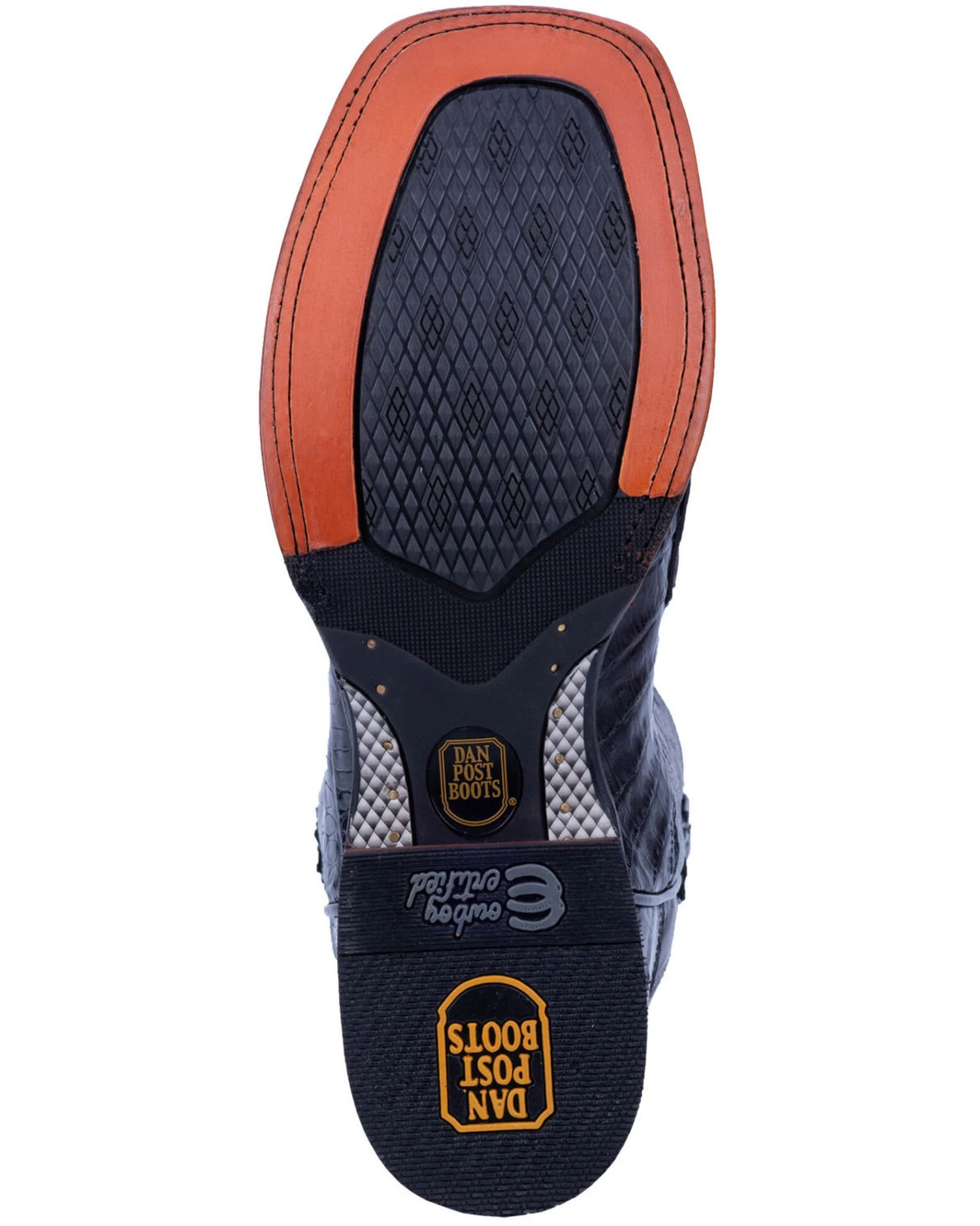 Dan Post Men's Kingsly Exotic Caiman Western Boots - Broad Square Toe - Image 7