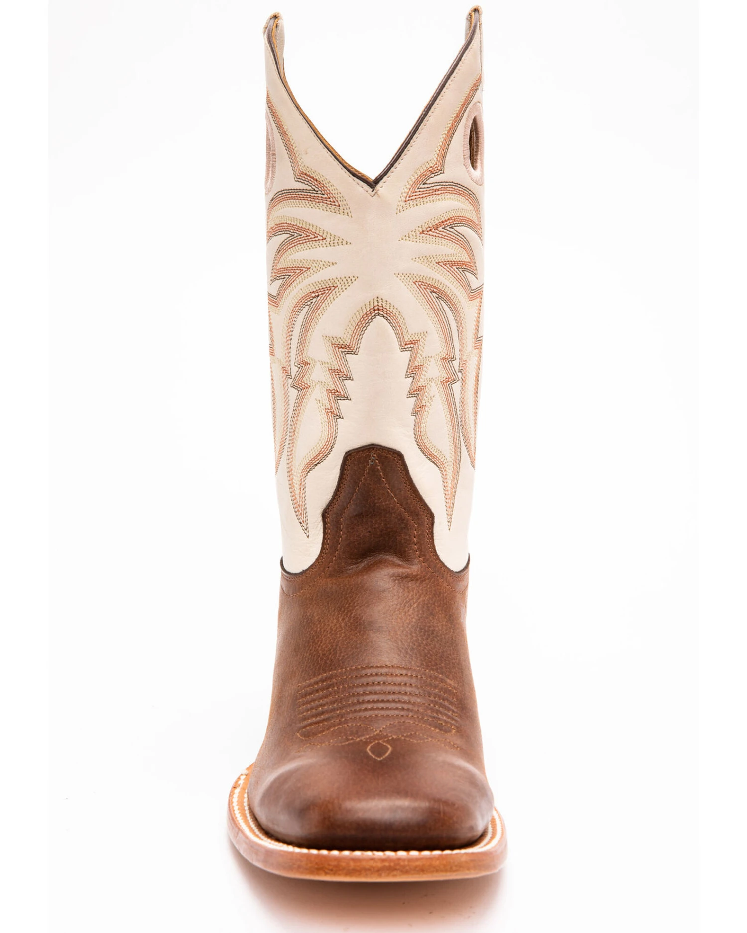 Cody James Men's Leather Western Boots - Broad Square Toe - Image 4