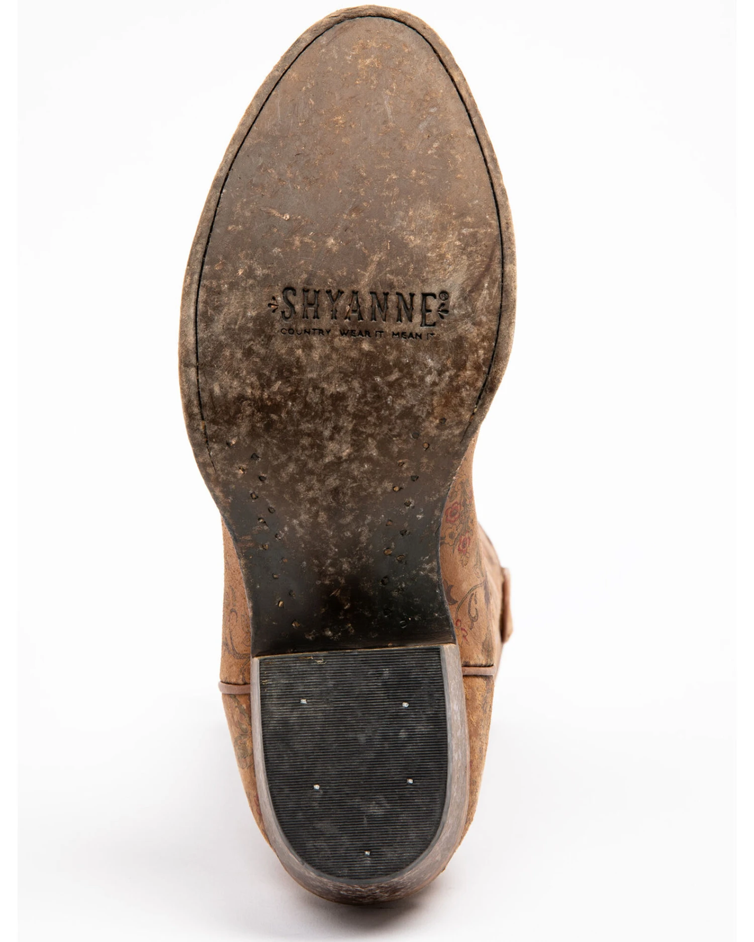 Shyanne Women's Estampada Ochre Kimono Western Boots - Round Toe - Image 7