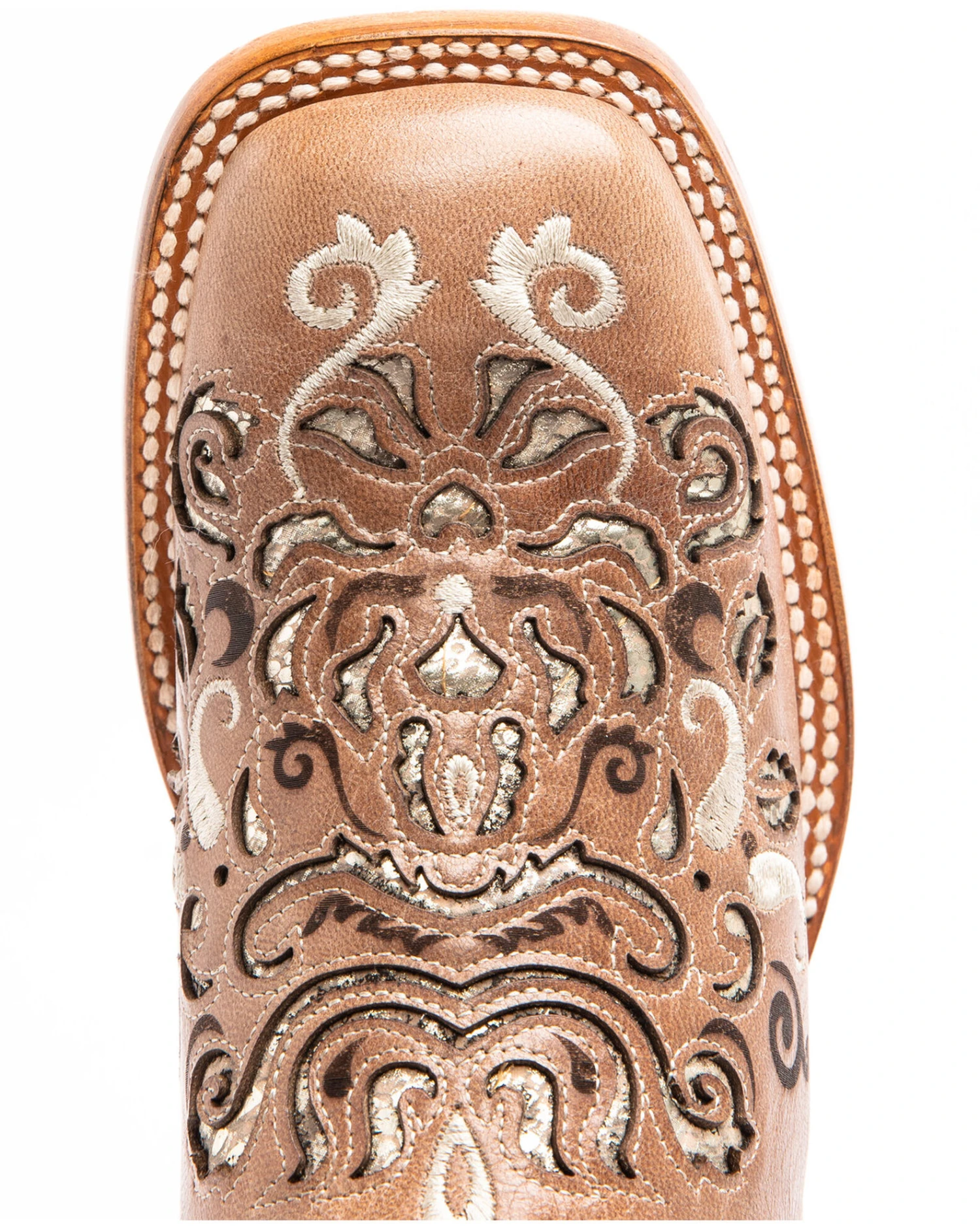 Shyanne Women's Hybrid Leather TPU Verbena Western Performance Boots - Broad Square Toe - Image 6