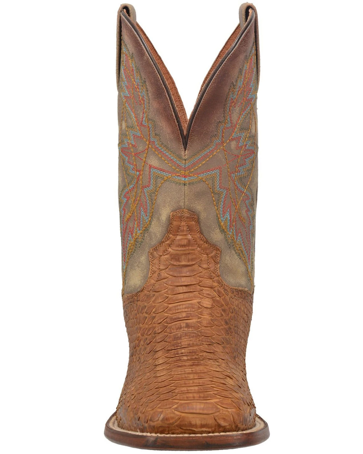 Dan Post Men's Dry Gulch Python Exotic Boots - Broad Square Toe - Image 5