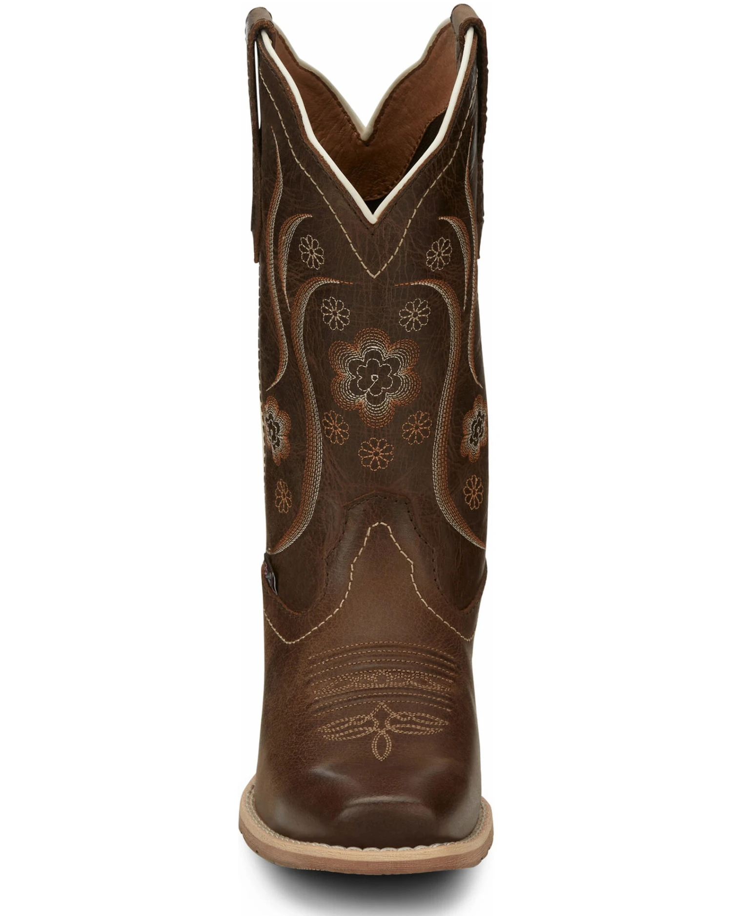 Justin Women's Jesse Brown Western Boots - Square Toe - Image 5