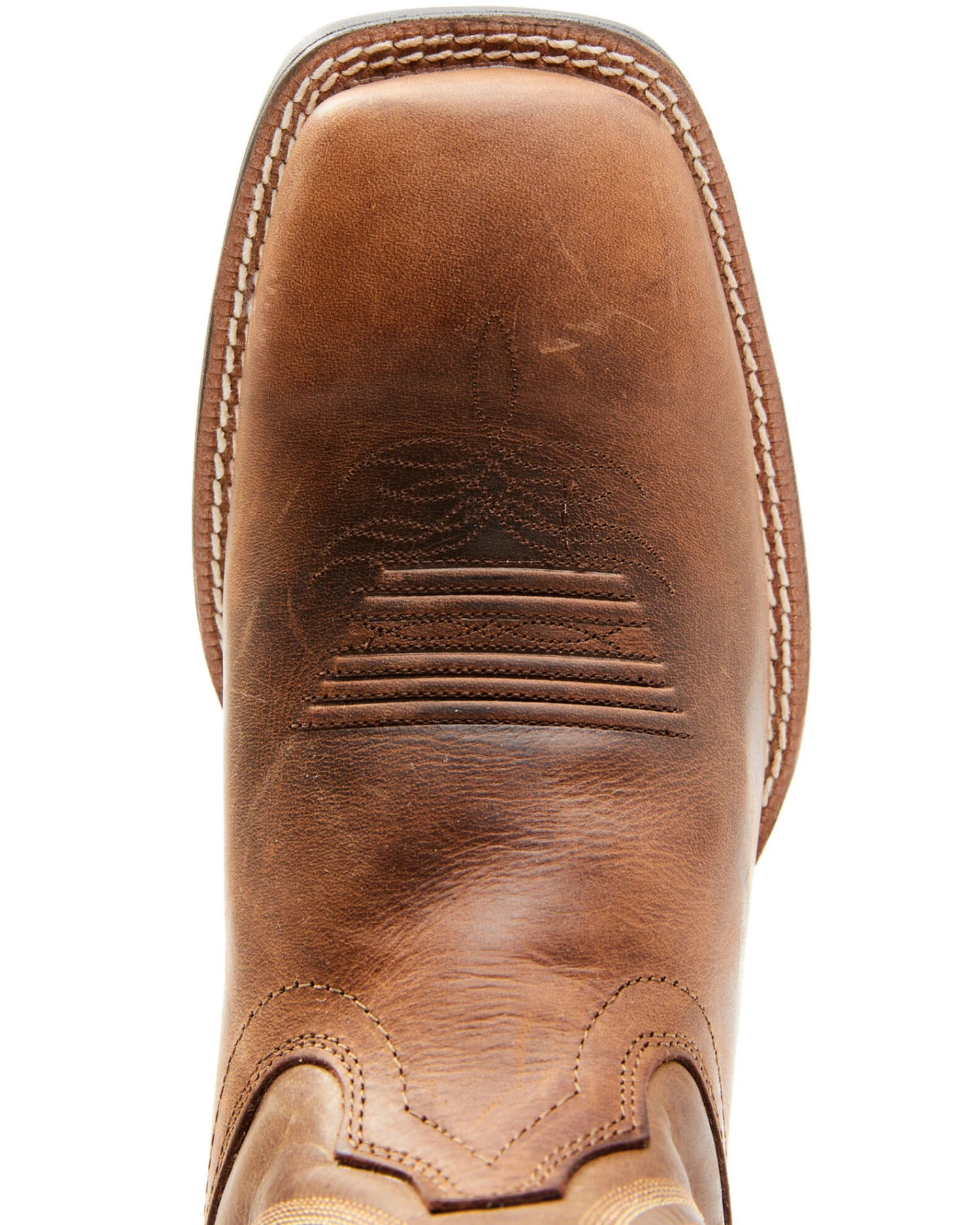 Justin Men's Dusky Brown Canter Cowhide Leather Western Boots - Broad Square Toe - Image 6