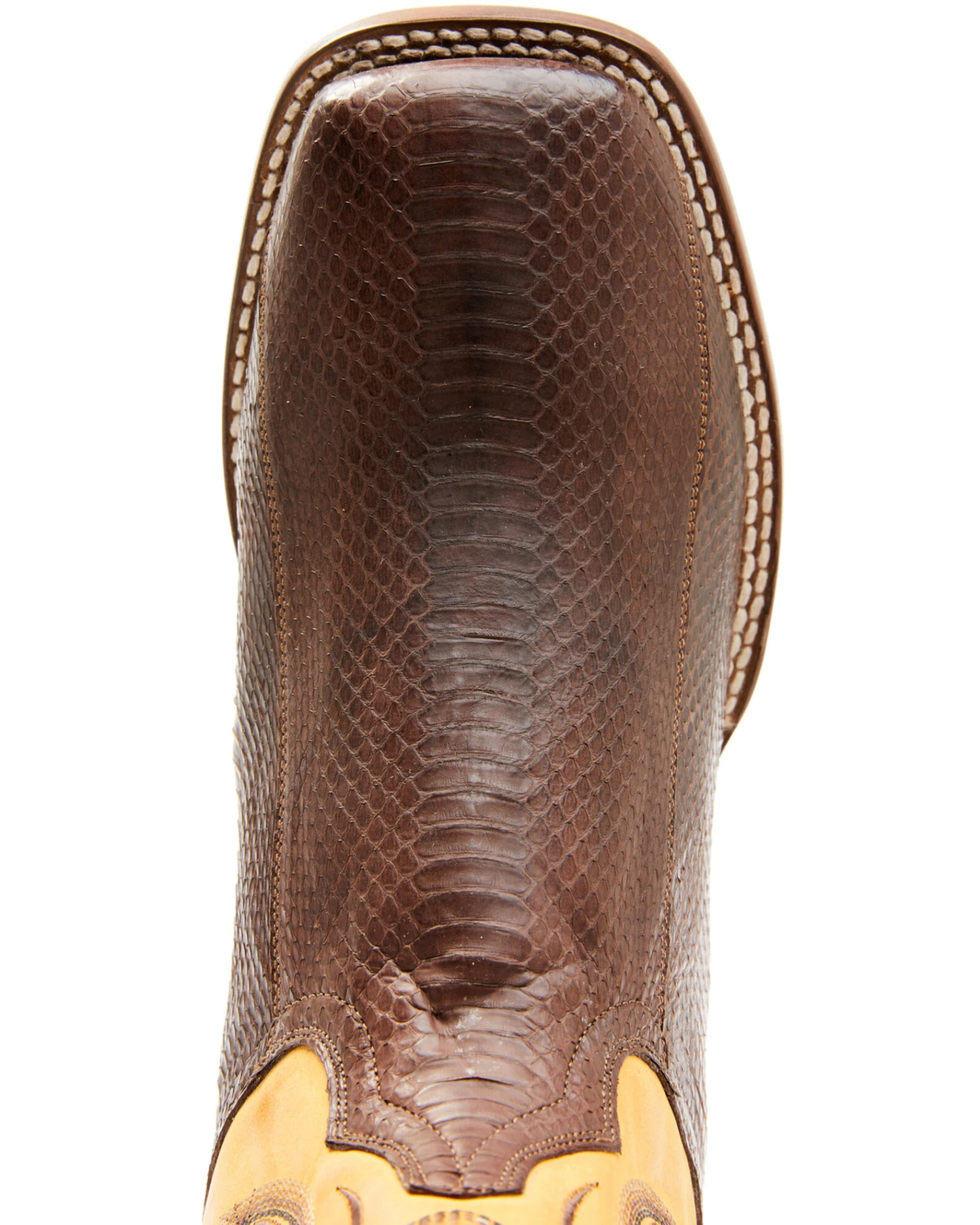 Dan Post Men's Exotic Snake Western Boots - Broad Square Toe - Image 6