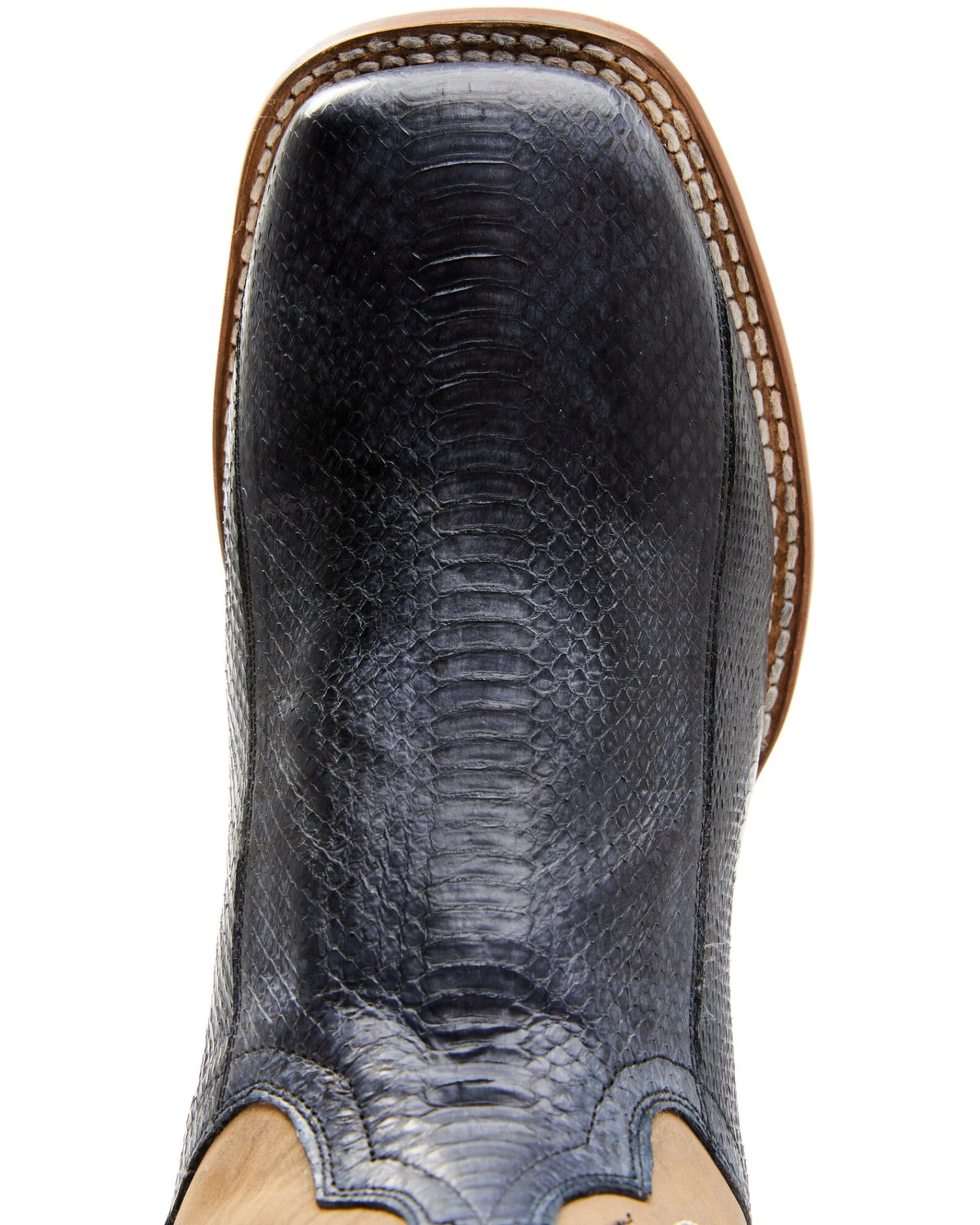 Dan Post Men's Exotic Snake Skin Western Boots - Broad Square Toe - Image 6