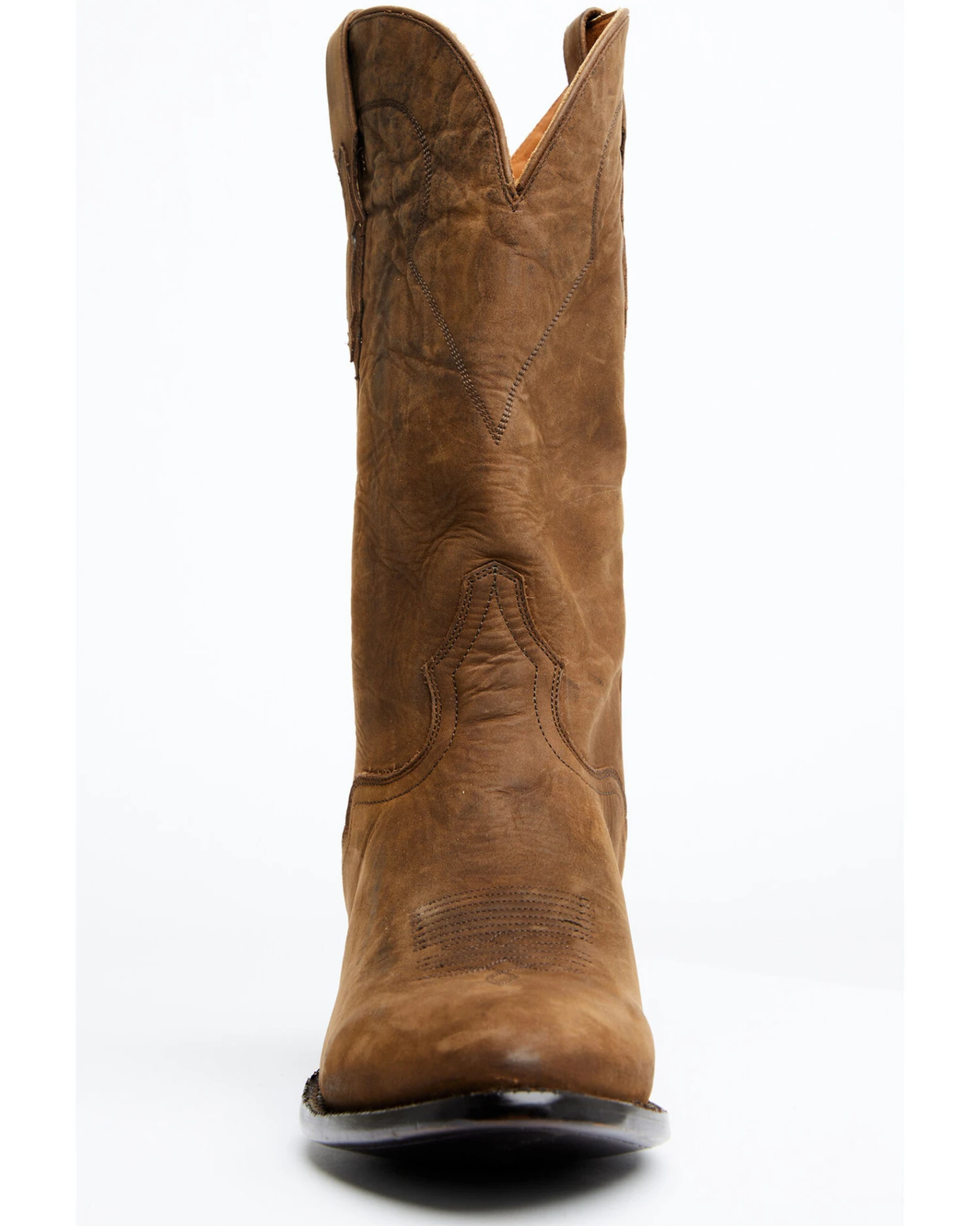 El Dorado Men's Brown Western Boots - Round Toe - Image 4