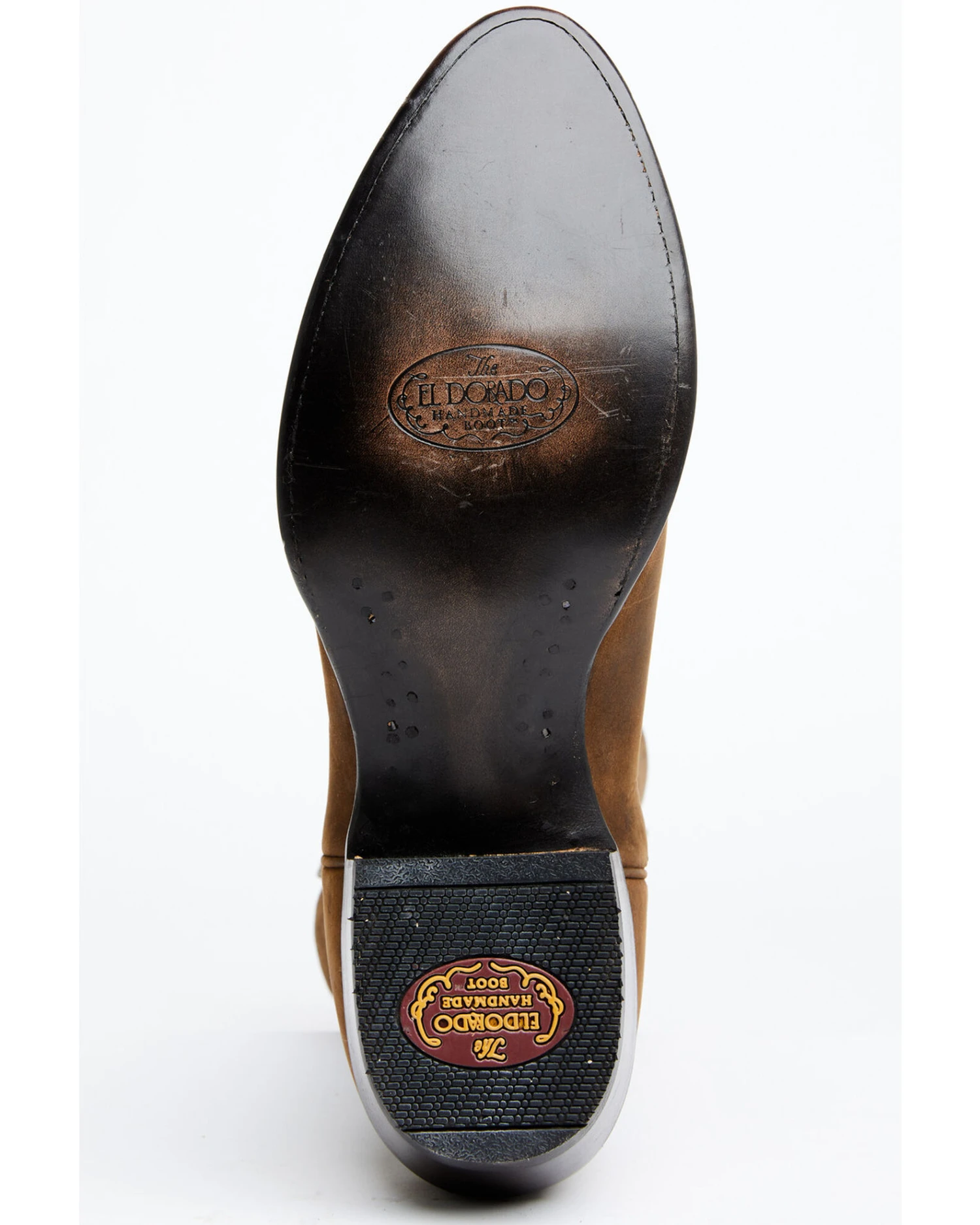 El Dorado Men's Brown Western Boots - Round Toe - Image 7