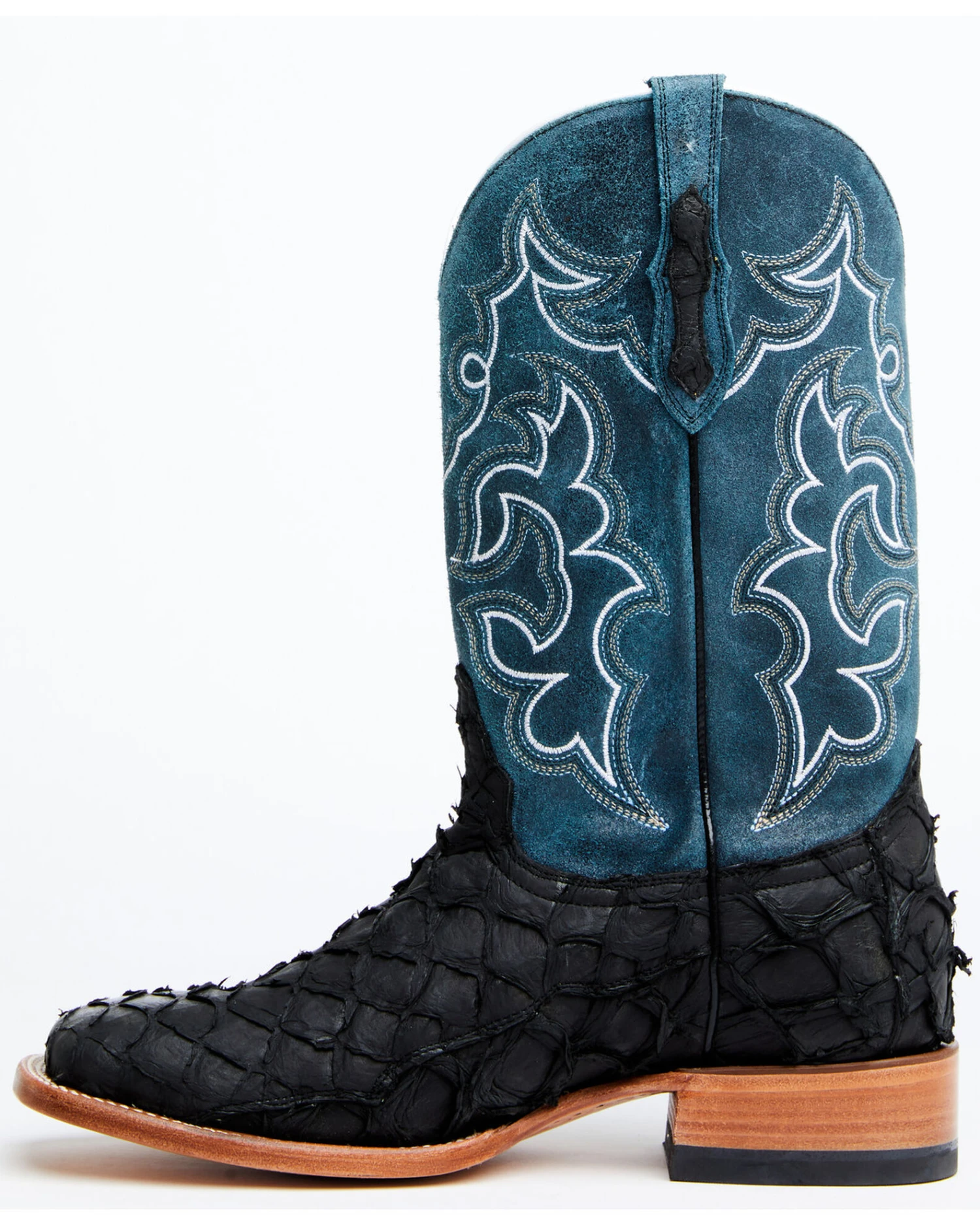 Cody James Men's Pirarucu Soul Western Exotic Boot - Broad Square Toe - Image 3