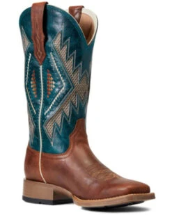 Ariat Women's Sienna VentTEK 360 CPR Bantamweight Western Performance Boots - Broad Square Toe