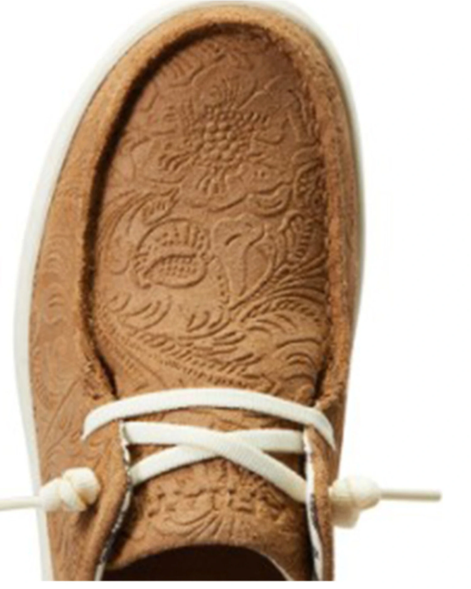 Ariat Women's Floral Emboss Hilo Flx Foam Casual Shoe - Moc Toe - Image 4