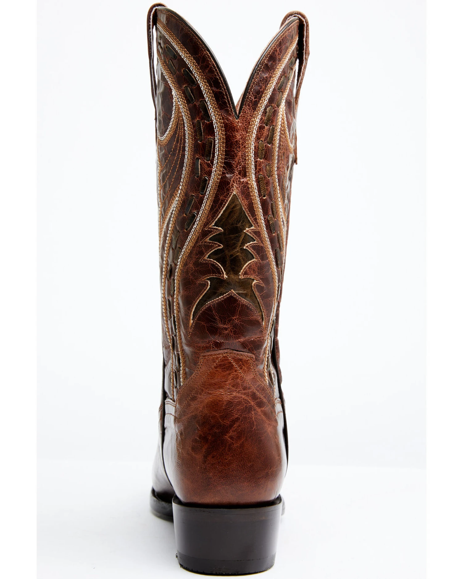 Dan Post Men's Swirled Embroidery Western Boots - Medium Toe - Image 5