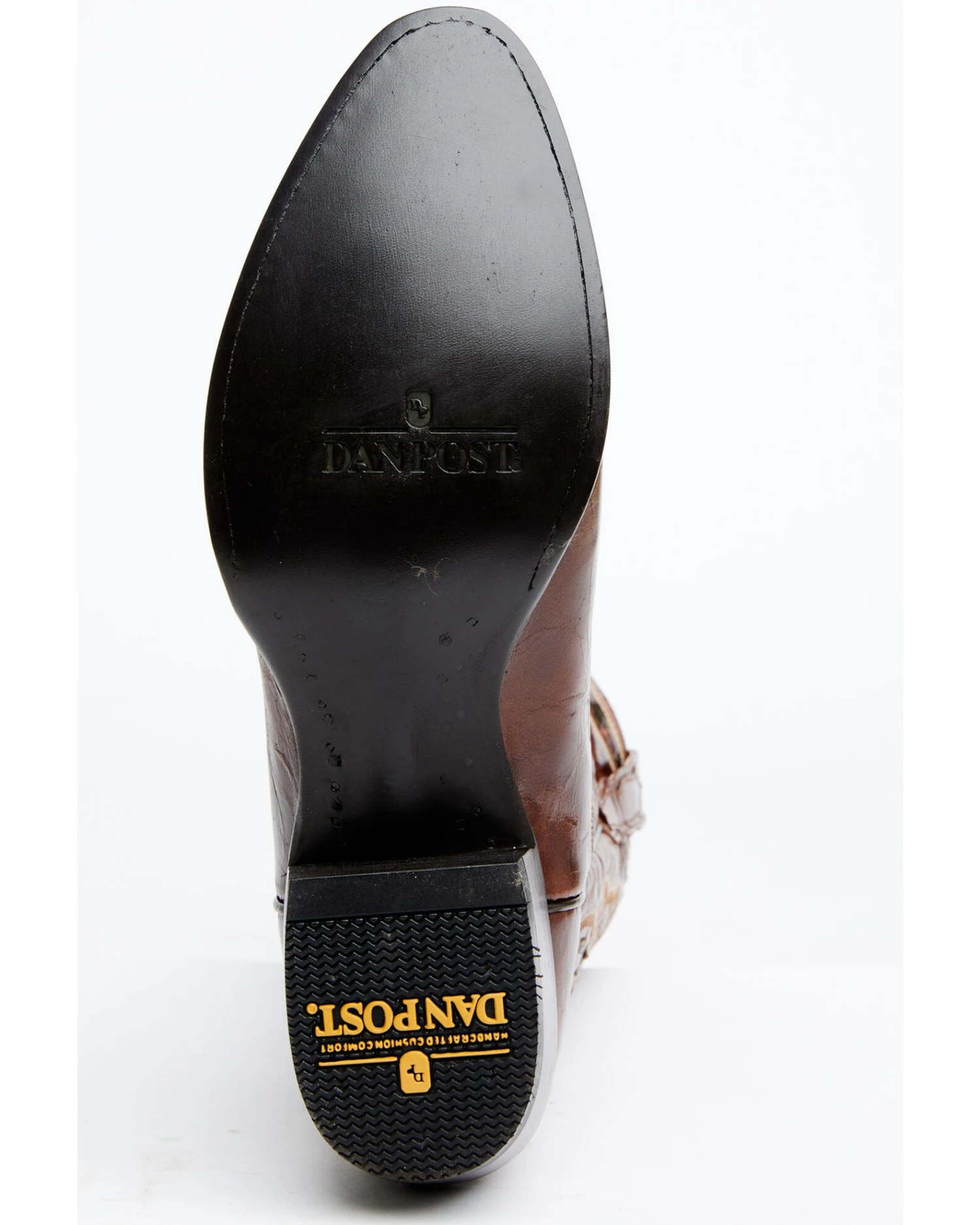 Dan Post Men's Swirled Embroidery Western Boots - Medium Toe - Image 7