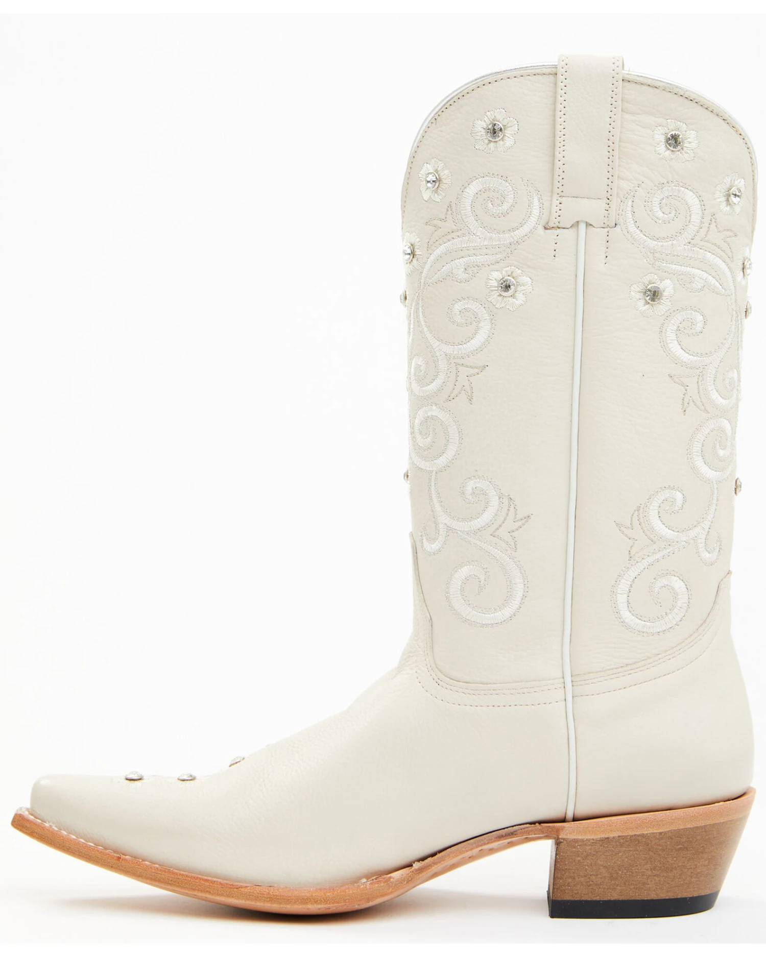 Shyanne Women's Victoria Hueso Studded Stitched Western Boots - Snip Toe - Image 3
