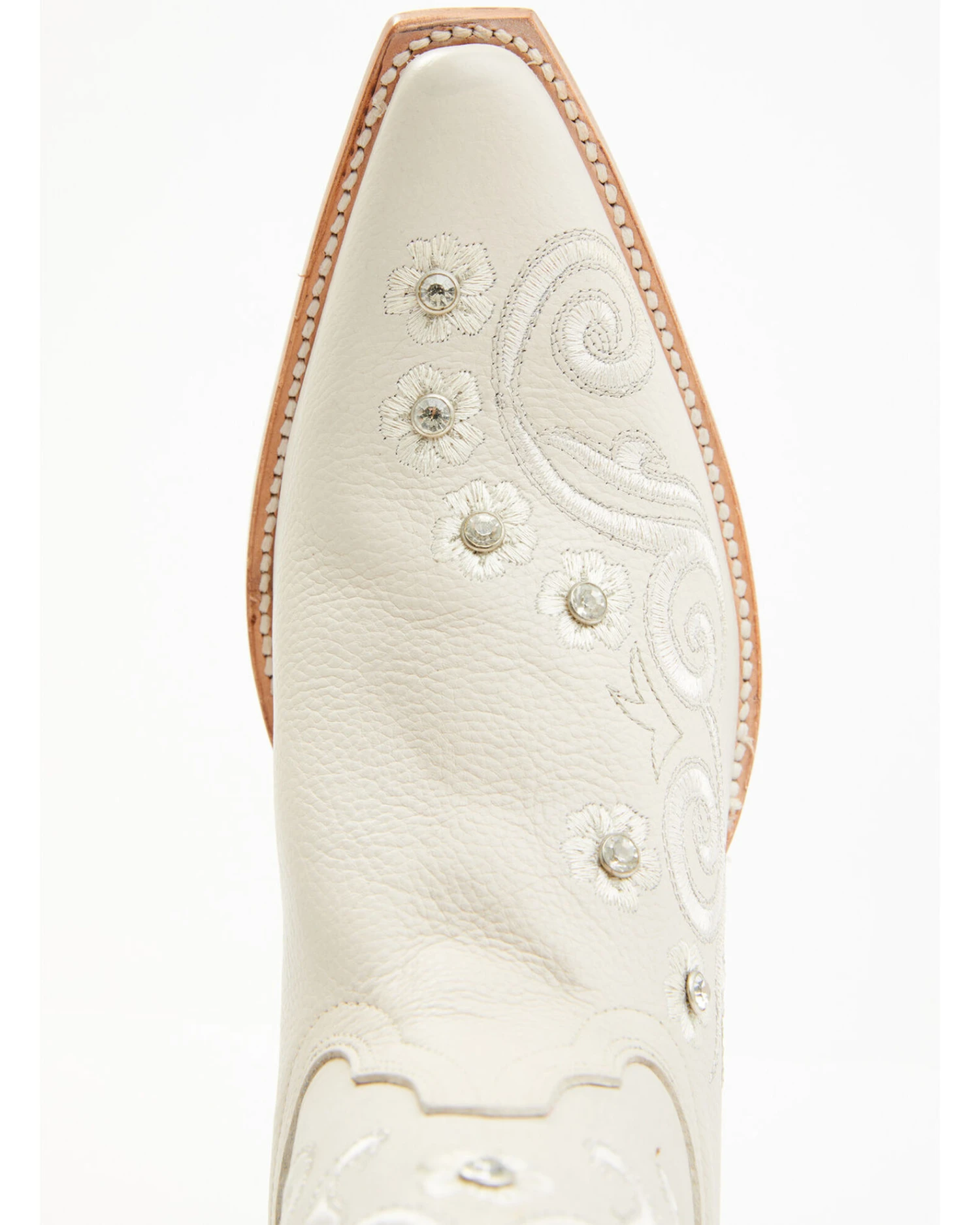 Shyanne Women's Victoria Hueso Studded Stitched Western Boots - Snip Toe - Image 6