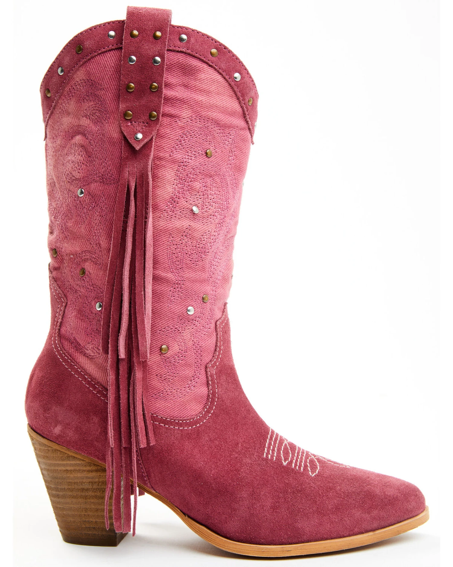 Idyllwind Women's Sashay Fringe Studded Leather Western Boots - Pointed Toe - Image 2