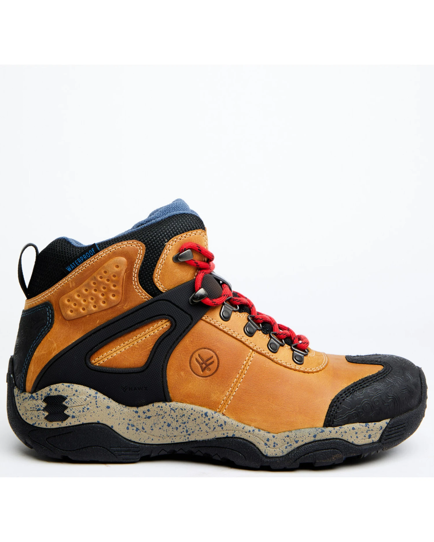 Hawx Men's Talon 3 Waterproof Lace-Up Hiking Work Boots - Broad Square Toe - Image 2