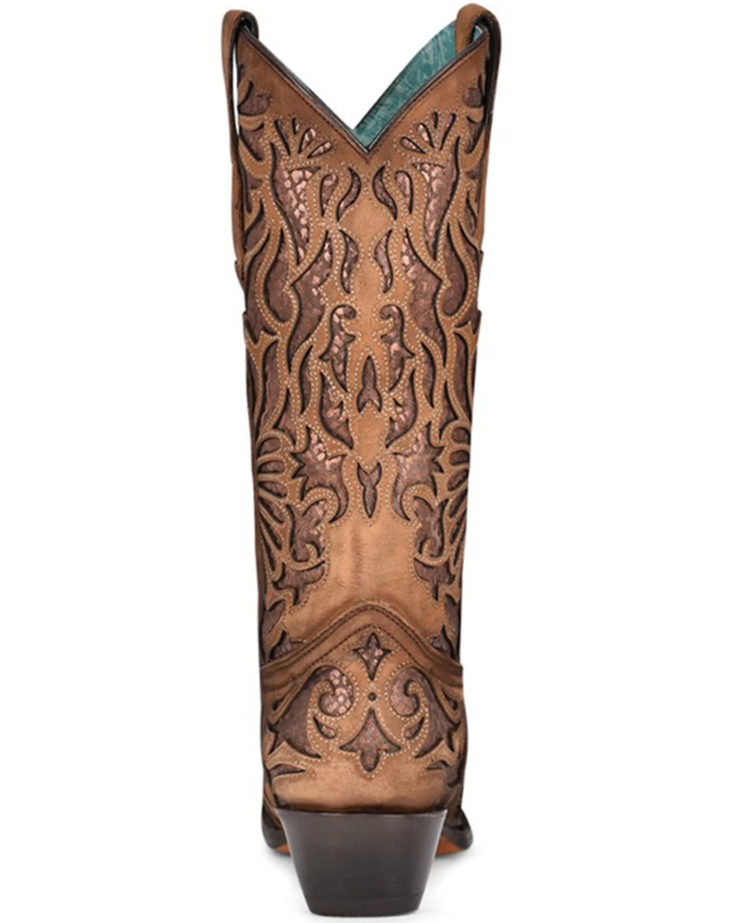 Corral Women's Shedron Inlay Western Boots - Snip Toe - Image 4