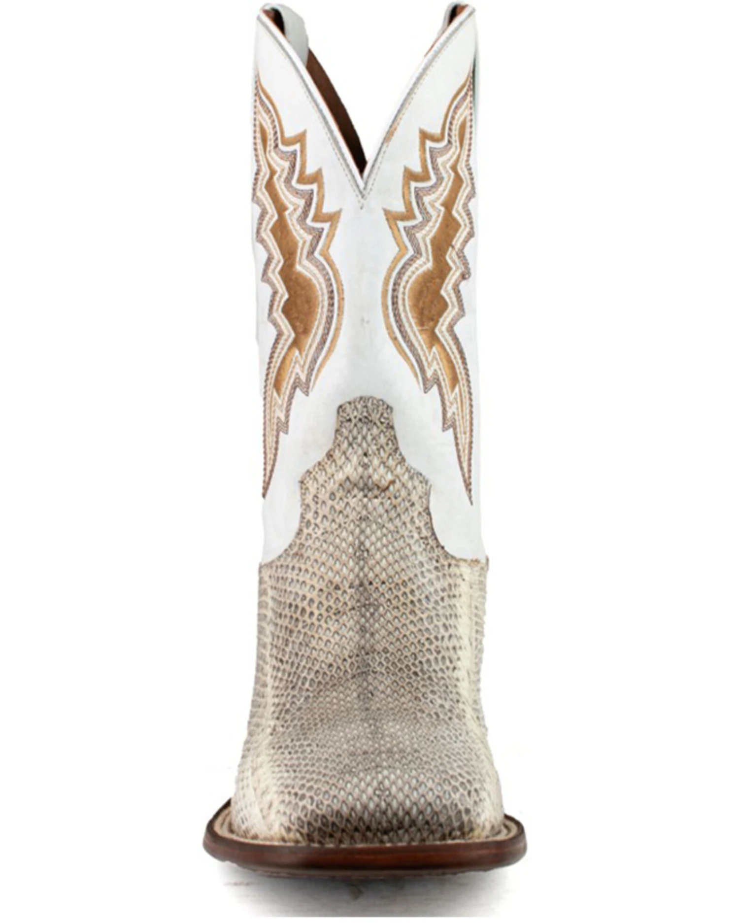 Dan Post Men's Exotic Water Snake Western Boots - Broad Square Toe - Image 4
