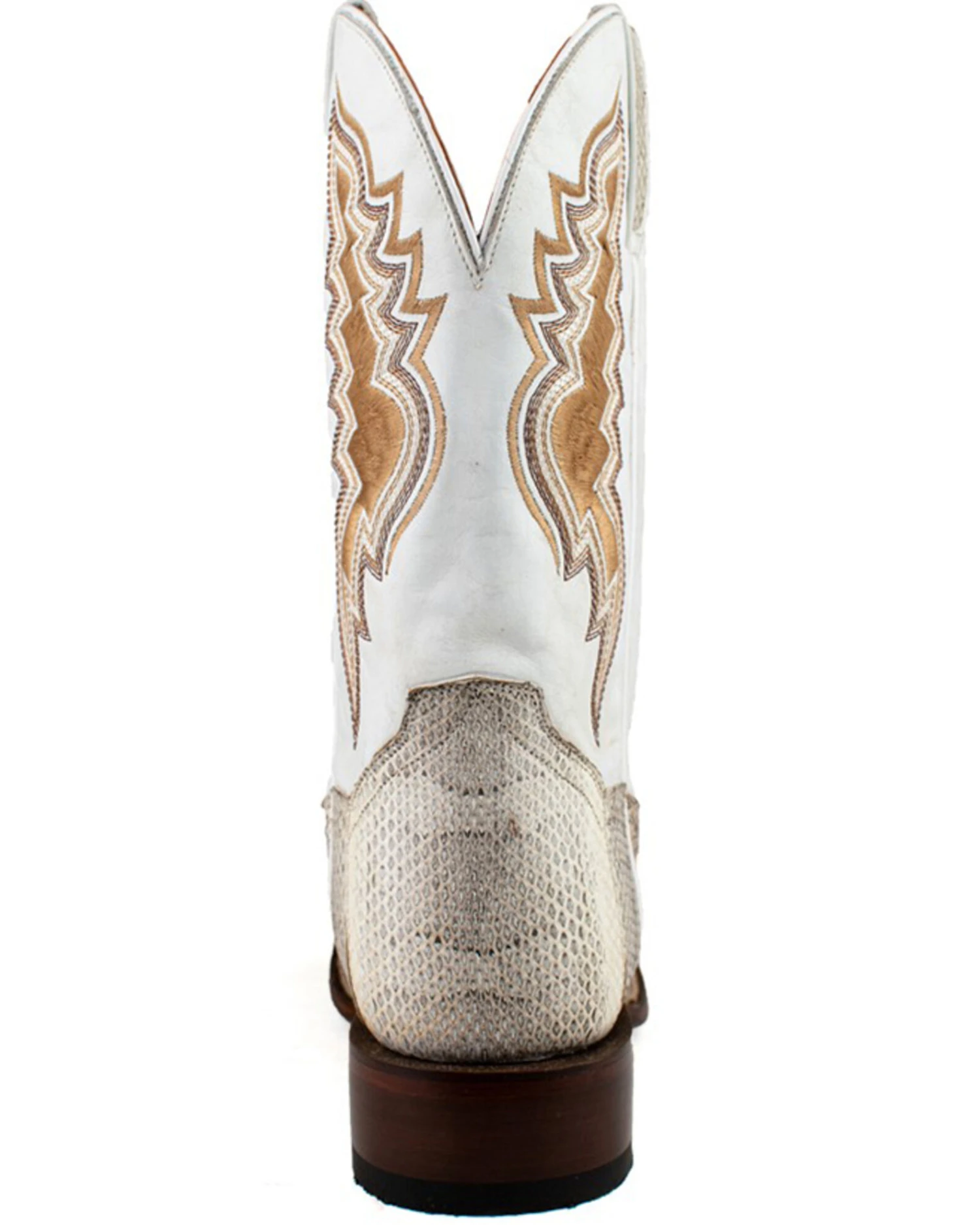 Dan Post Men's Exotic Water Snake Western Boots - Broad Square Toe - Image 5