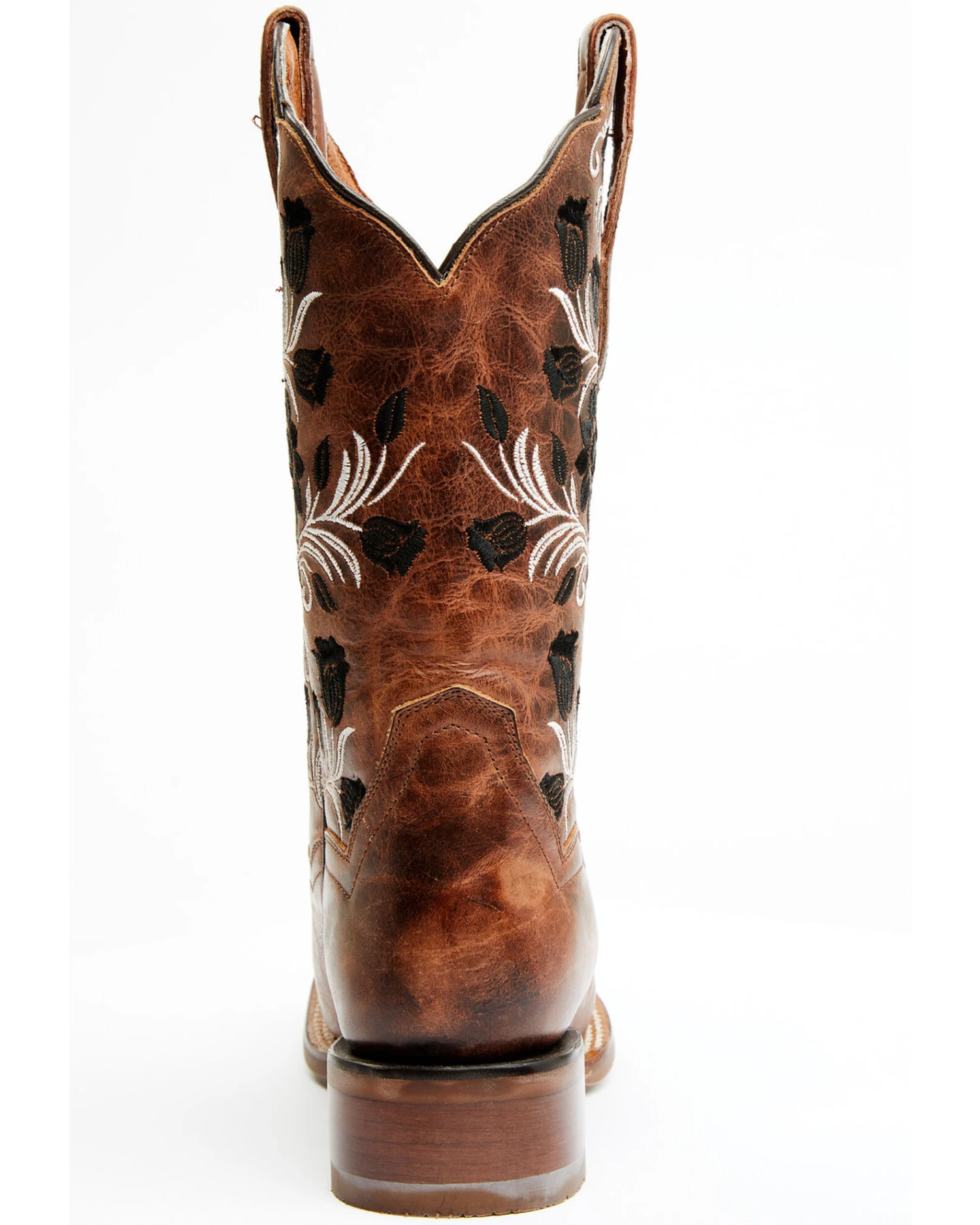 Dan Post Women's Athena Floral Embroidered Western Performance Boots - Broad Square Toe - Image 5