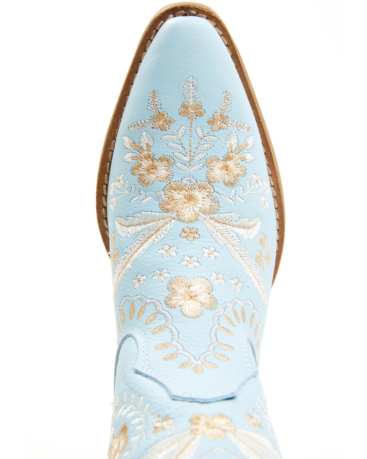 Dingo Women's Primrose Embroidered Leather Western Fashion Booties - Snip Toe - Image 6