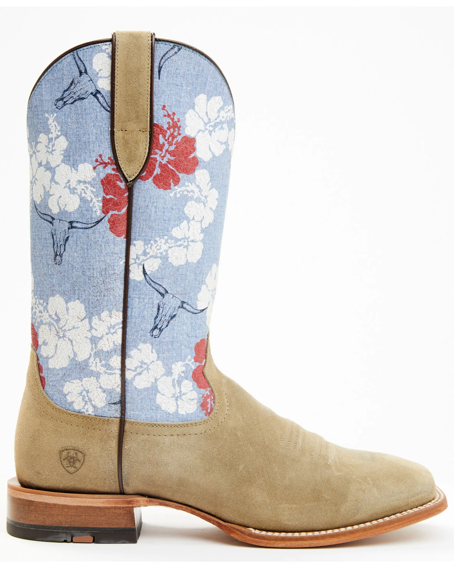 Ariat Men's Frontier Western Aloha Western Boots - Broad Square Toe - Image 2