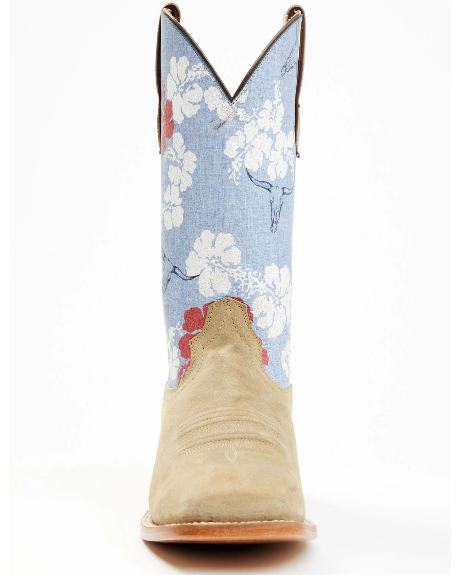 Ariat Men's Frontier Western Aloha Western Boots - Broad Square Toe - Image 4