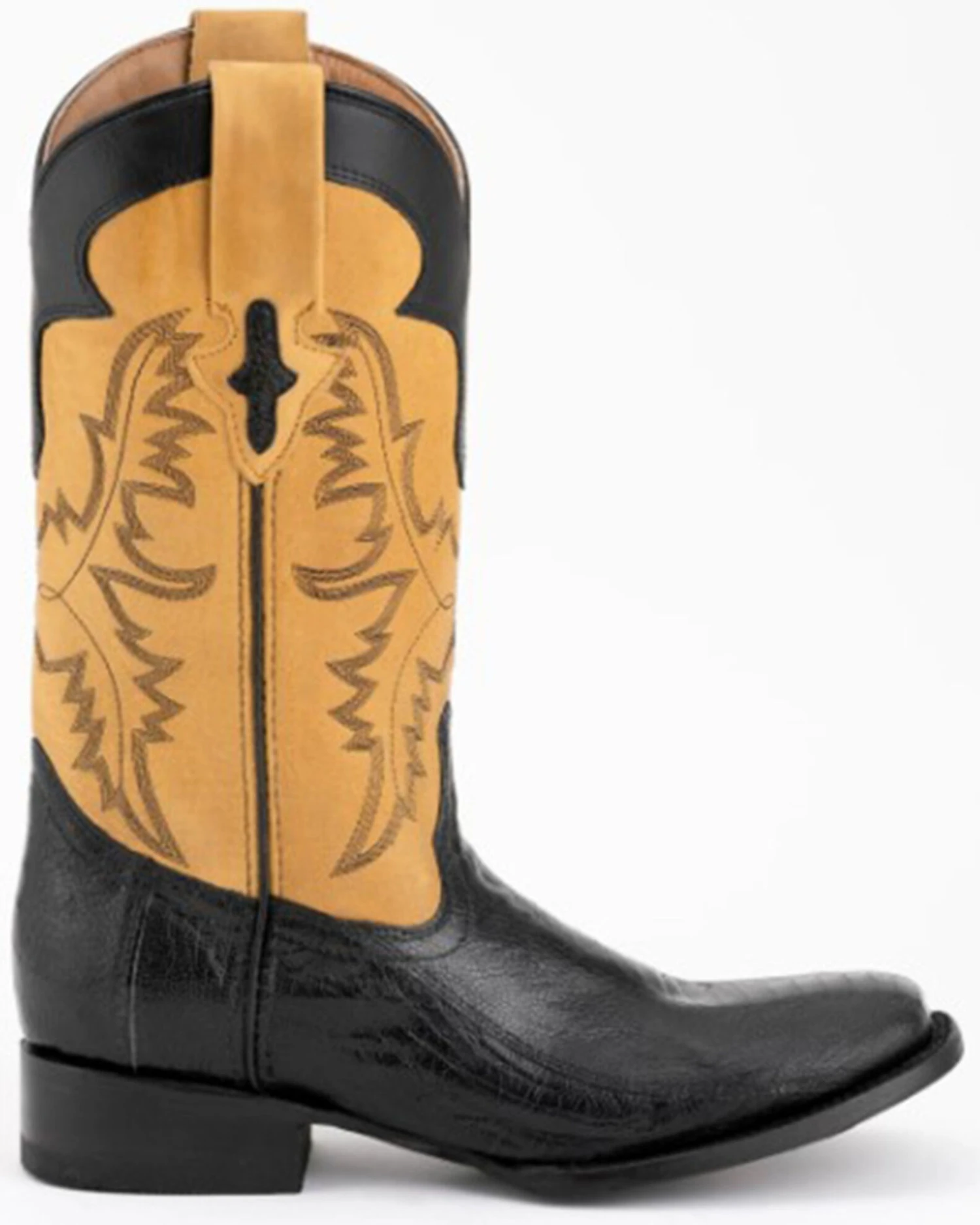 Ferrini Men's Nash Exotic Ostrich Leg Western Boots - Square Toe - Image 2
