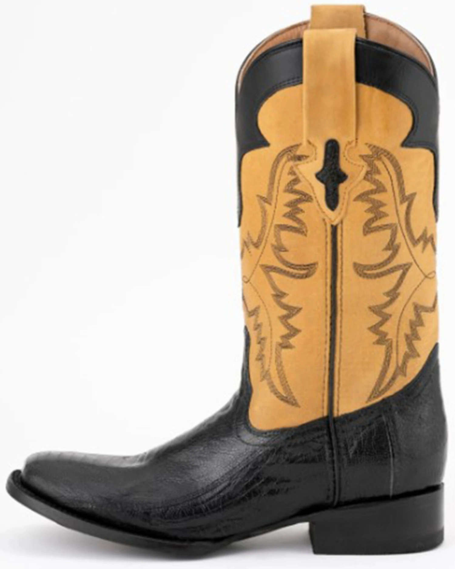 Ferrini Men's Nash Exotic Ostrich Leg Western Boots - Square Toe - Image 3